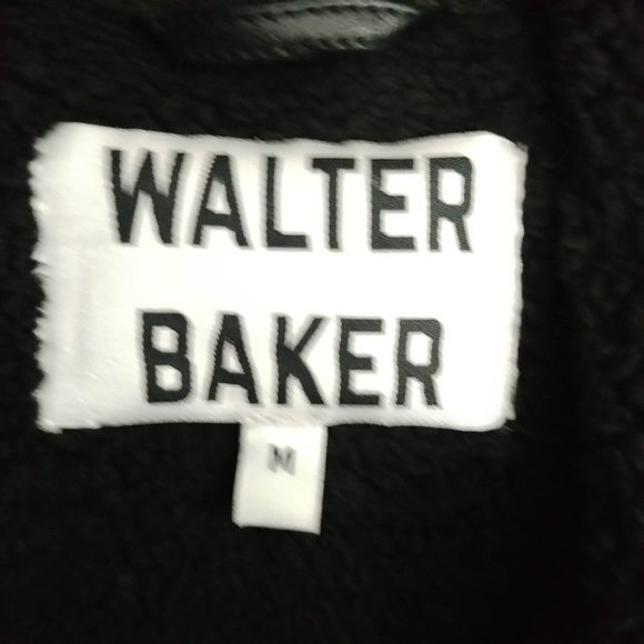 Walter Baker Adele Leather Jacket Black Medium - Picture 2 of 7